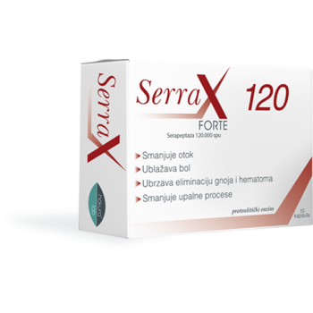 SERRAX® FORTE KAPSULE 120.000 spu A10 - Preparat za upalne procese u organizmu