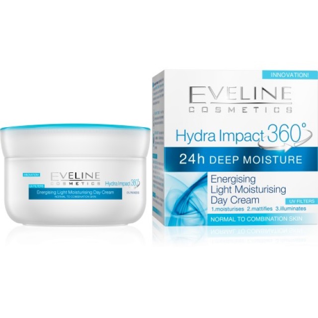 EVELINE HYDRA IMPACT 360 CREAM for NORMAL and COMBINATION SKIN