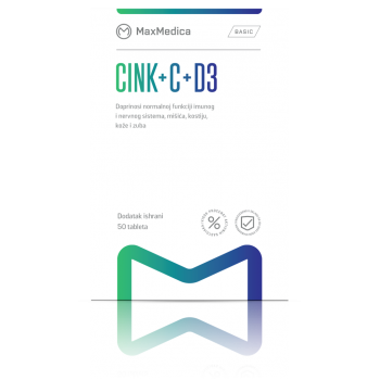 CINK PLUS C PLUS D3 TABLETE - Preparat za normalnu funkciju imunog i nervnog sistema