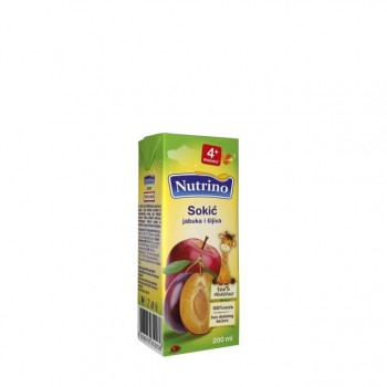 NUTRINO JUICE OF APPLES AND PLUMS 200ML