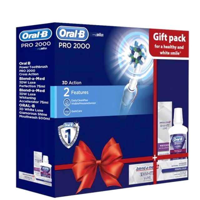 ORAL-B PRO 2000 GIFT PACK