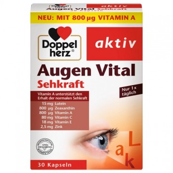 DOPPELHERZ VITAMINS FOR EYES - A preparation for maintaining vision during the day and night