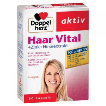 DOPPELHERZ ACTIVE VITAMINS FOR HAIR - Preparation for hair care and growth