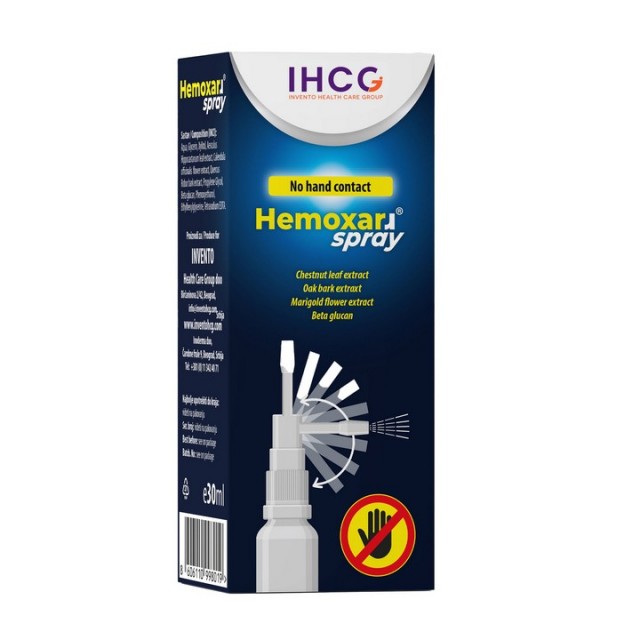 HEMOXARR SPREJ - Preparat za ublažavanje simptoma hemoroidalne bolesti