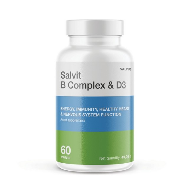 SALVIT B COMPLEX + D3 VITAMIN - Preparat sa 9 vitamina za energiju i imunitet