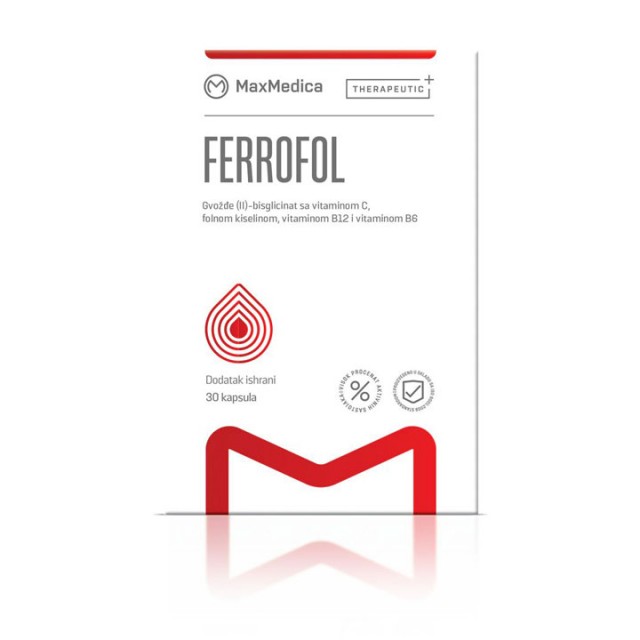 FERROFOL KAPSULE - Preparat za maksimalnu apsorpciju gvožđa