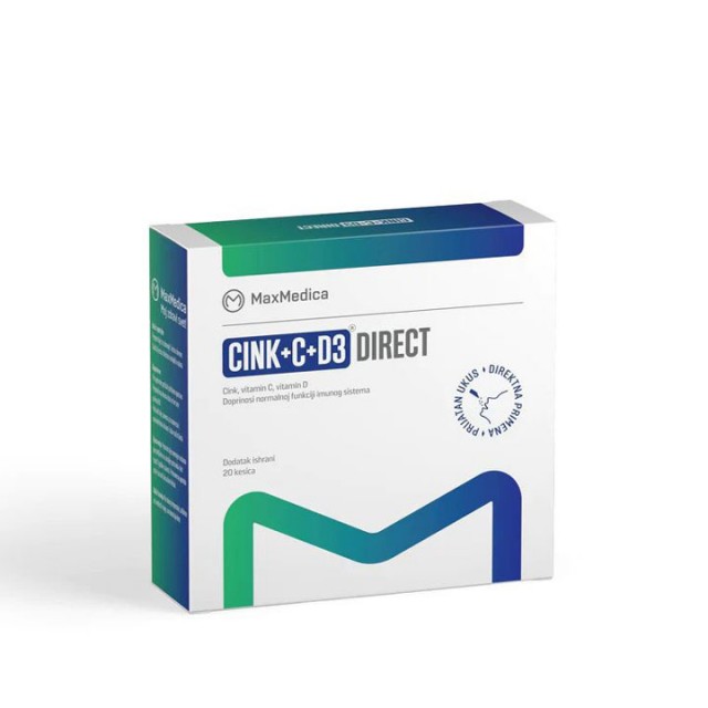 CINK PLUS C PLUS D3 DIRECT KESICE - Preparat za normalnu funkciju imunog i nervnog sistema
