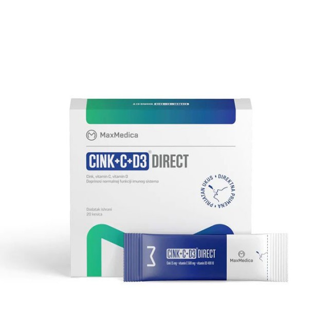 CINK PLUS C PLUS D3 DIRECT KESICE - Preparat za normalnu funkciju imunog i nervnog sistema