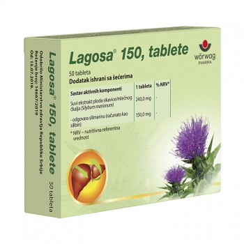 LAGOSA TABLETE - Preparat za masnu i cirozu jetre