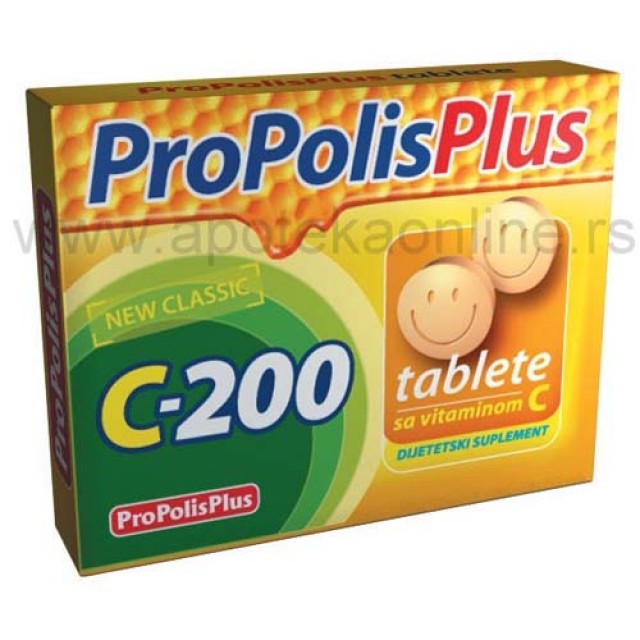 PROPOLIS PLUS C - 200 TABLETE