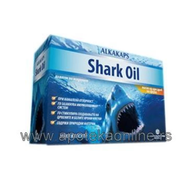 Alkakaps Shark Oil 30 Kapsula – Prirodni Štit Za Vrhunski Imunitet I Vitalnost