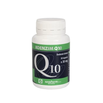 ANAFARM KOENZIM Q10 30MG 30 KAPSULA – Optimalna podrška za srce i ćelijsku energiju