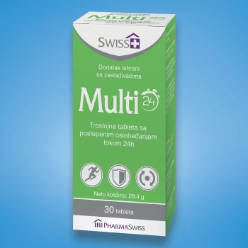 MULTIVITAMIN TABLETE SA PRODUŽENIM OSLOBAĐANJEM SWISS+ 