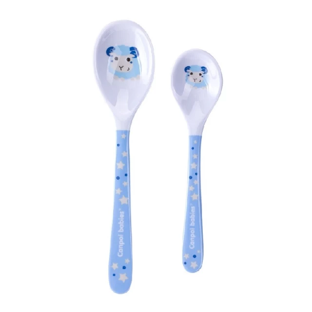 CANPOL MELAMINE BUCKET SET - BUNNY & COMPANY BLUE (2PCS)
