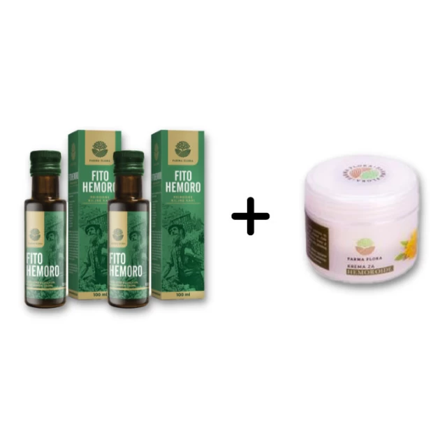 2X Kapi Fitohemoro + Krema Gratis – Kompletan Tretman Za Hemoroide