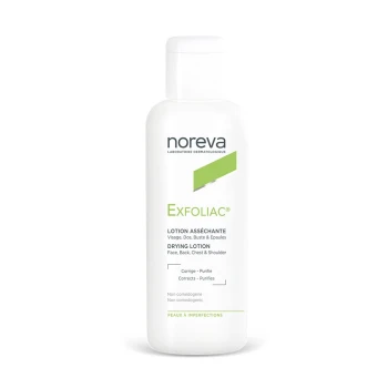 NOREVA EXFOLIAC LOTION – INTENSIVPFLEGE GEGEN HARTNÄCKIGE AKNE AN GESICHT UND KÖRPER 125 ML