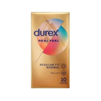 Durex Real Feel – Next Generation Condoms for Natural Touch (10 pcs)