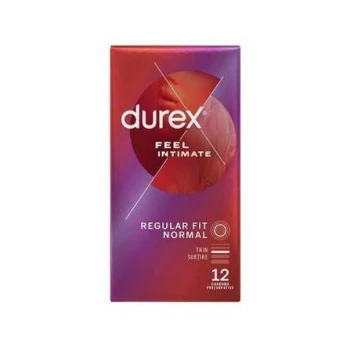 Durex Feel Intimate – For a Smooth and Gentle Sensation (12 Pack)