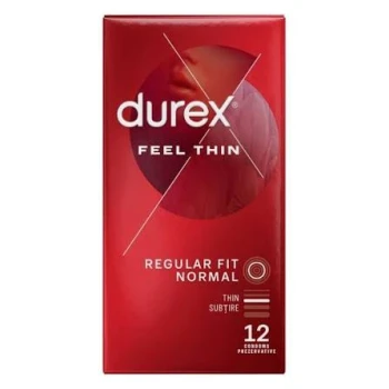 Durex Feel Thin – Maximale Sensibilität und natürliches Gefühl (12er Pack)