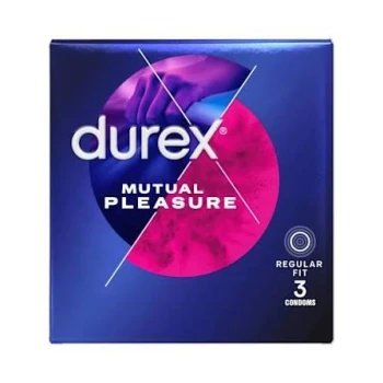 Durex Mutual Pleasure – Kondome für gemeinsames Vergnügen (3 Stk.)
