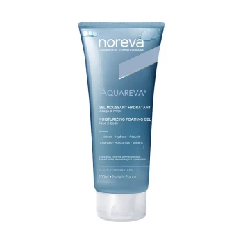 NOREVA AQUAREVA FOAMING HYDRATING GEL – GENTLE CLEANSING AND REFRESHMENT FOR DEHYDRATED SKIN 200 ML