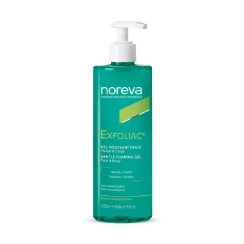 NOREVA EXFOLIAC PURIFYING GEL – VALUE SIZE GENTLE CLEANSING FOR SENSITIVE BLEMISH-PRONE SKIN 400 ML