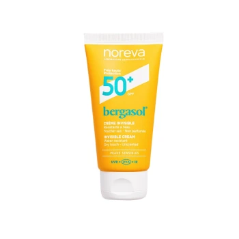 NOREVA BERGASOL EXPERT INVISIBLE CREAM SPF 50+ (50 ml) – Supreme facial sun protection without white marks