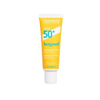 NOREVA BERGASOL EXPERT INVISIBLE FLUID SPF 50+ (50 ml) – Light mattifying facial protection without white marks