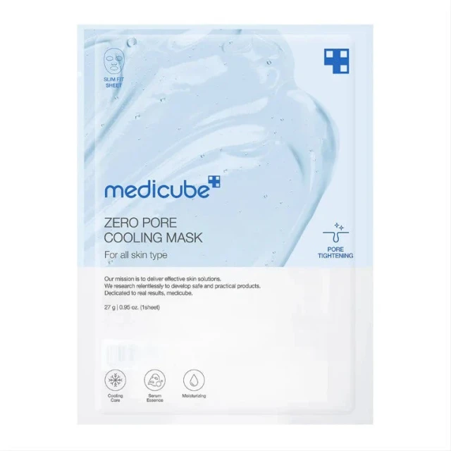 Medicube Zero Pore Cooling Mask 1 Kom (27 G) – RashlađUjućA Sheet Maska Sa Niacinamidom Za Izgled Pora I UjednačEn Ten