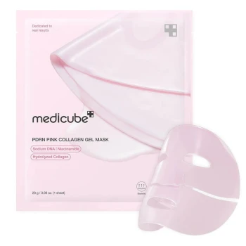 Medicube PDRN Pink Collagen Gel Maske 1 Stk. (28 g) – Hydrogel-Maske mit PDRN und Kollagen für Elastizität und Feuchtigkeit