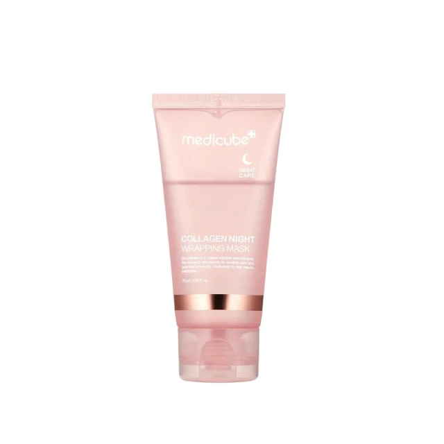 Medicube Collagen Night Wrapping Mask 75 Ml – Overnight Peel-Off Mask With Collagen For Hydration And Elasticity