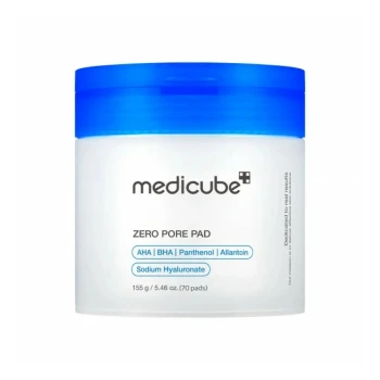 Medicube Zero Pore Pad 2.0 70 Pads (155 g) – Toner-Pads mit AHA- und BHA-Säuren für vergrößerte Poren und Mitesser