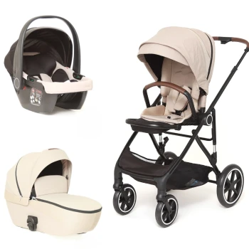 Puerri Modera 3-in-1 Kinderwagen-Set – beige