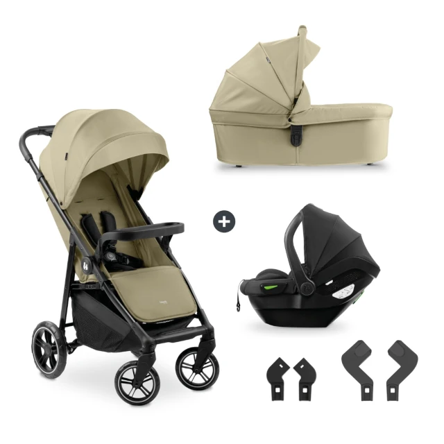 Hauck Shop N Care Trio Set travel system – Olive