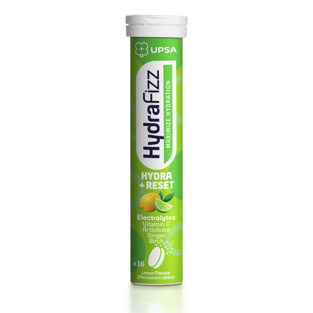 Hydrafizz Hydra Reset 16 Brausetabletten – Elektrolyte, Vitamin C Und Pflanzenextrakte Zur Flüssigkeitsversorgung