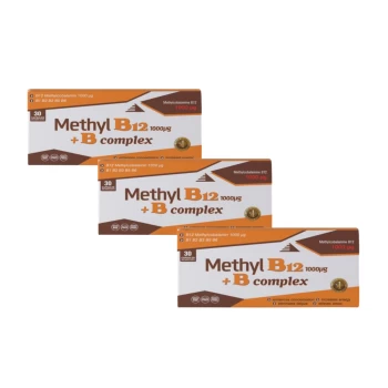 METHYL B12 1000 PLUS B COMPLEX TRIO PACK 