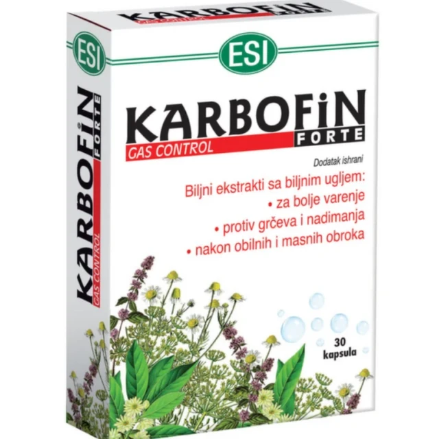ESI Karbofin Strong – 30 vegetable capsules