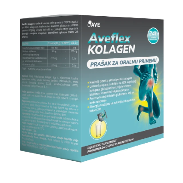 Aveflex Collagen 15 Sachets – 7000 Mg Fish Collagen With Glucosamine, Hyaluronate And Boswellia